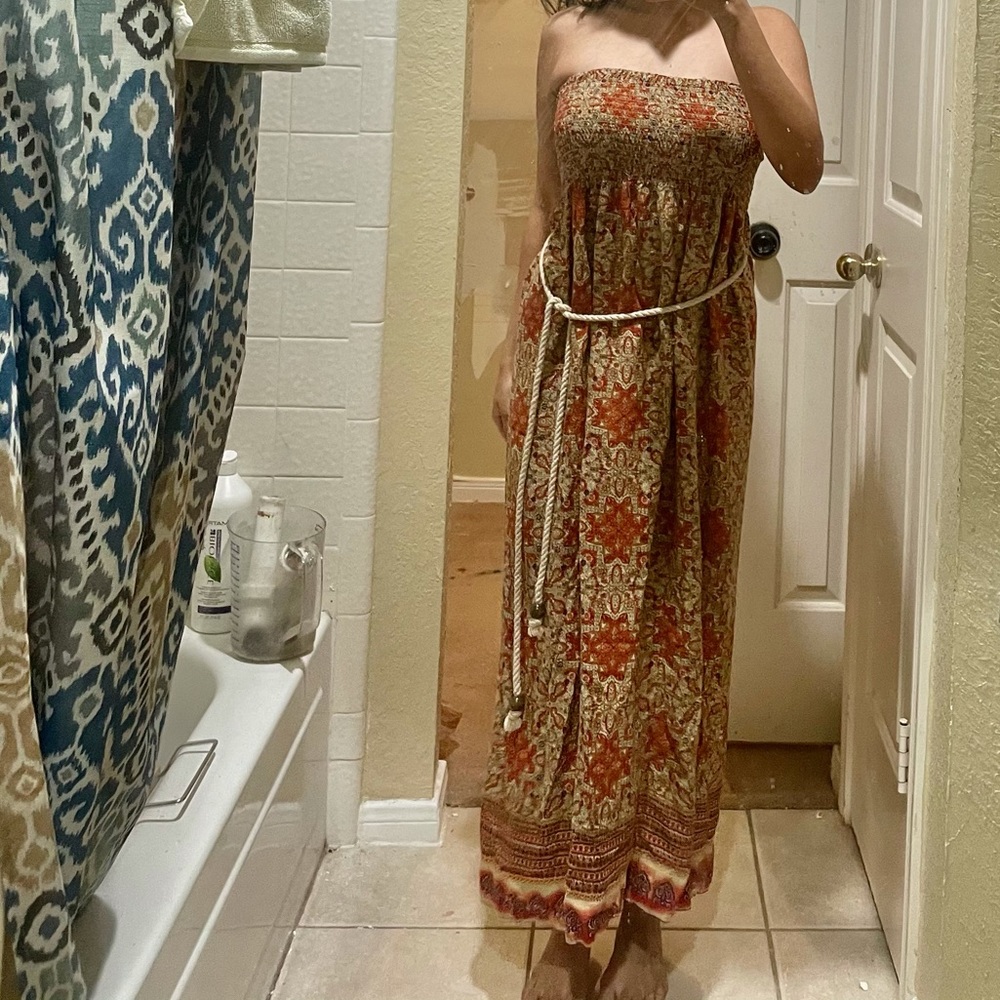 Patterned Maxi Dress